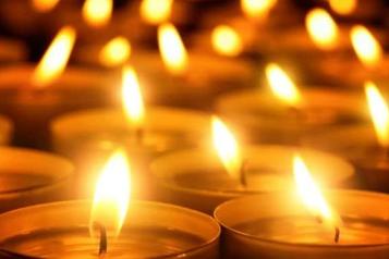 A photo of candles