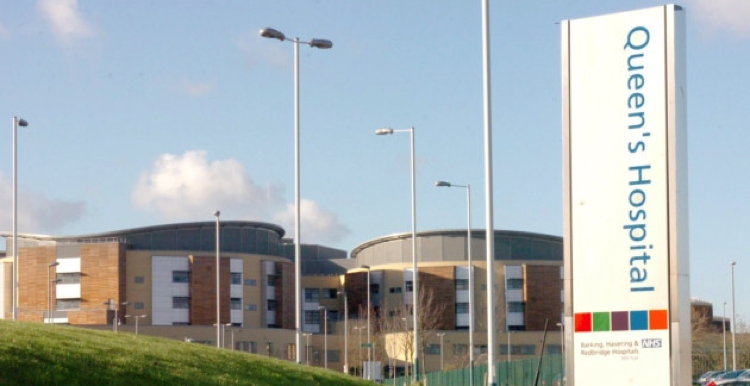 Outside Queen's Hospital